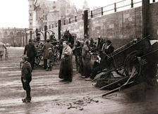 Street scene, Antwerp, 1898.Artist: James Batkin