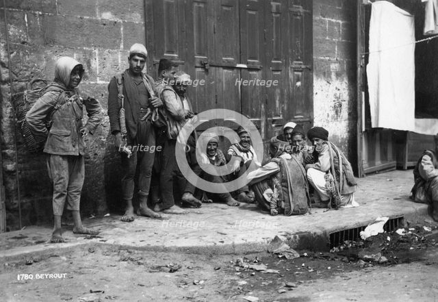 Street scene, Beiruit, Lebanon, c1920s-c1930s(?). Artist: Unknown