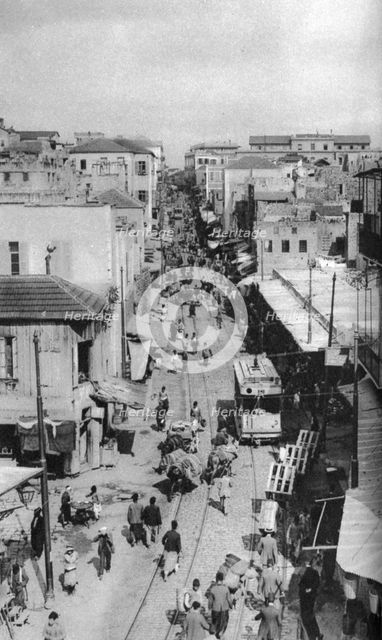 Street scene, Beirut, Lebanon, c1924. Artist: Ewing Galloway