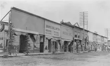 Street scene, between c1900 and 1916. Creator: Unknown