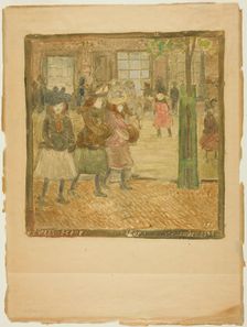 Street Scene, c.1891-94. Creator: Maurice Brazil Prendergast