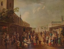 Street Scene c1720, (1938). Artist: Franz de Paula Ferg