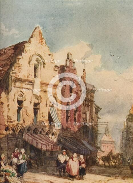 'Street Scene', c1826, (1923). Artist: Richard Parkes Bonington.