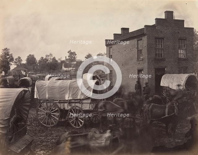 Street Scene, Culpeper, Virginia, March 1864. Creator: Andrew Joseph Russell.