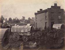 Street Scene, Culpeper, Virginia, March 1864. Creator: Andrew Joseph Russell