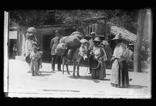 Street scene, City of Mexico, between 1880 and 1897. Creator: William H. Jackson