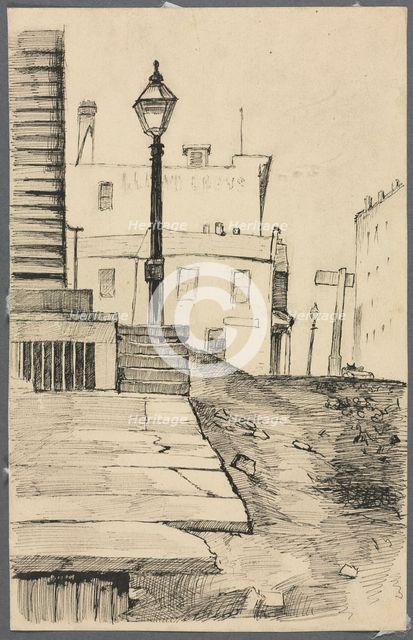 Street Scene, Cleveland. Creator: Otto H. Bacher (American, 1856-1909).
