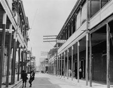 Street scene, Colon, Panama, c.between 1910 and 1920. Creator: Unknown