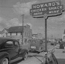 Street scene, Daytona Beach, Florida, 1943. Creator: Gordon Parks