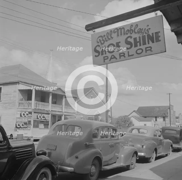 Street scene, Daytona Beach, Florida, 1943. Creator: Gordon Parks.