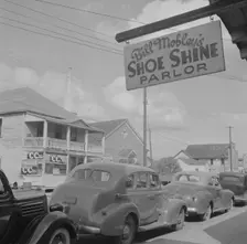 Street scene, Daytona Beach, Florida, 1943. Creator: Gordon Parks
