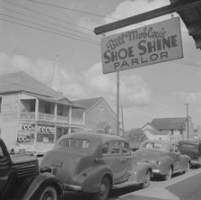 Street scene, Daytona Beach, Florida, 1943. Creator: Gordon Parks
