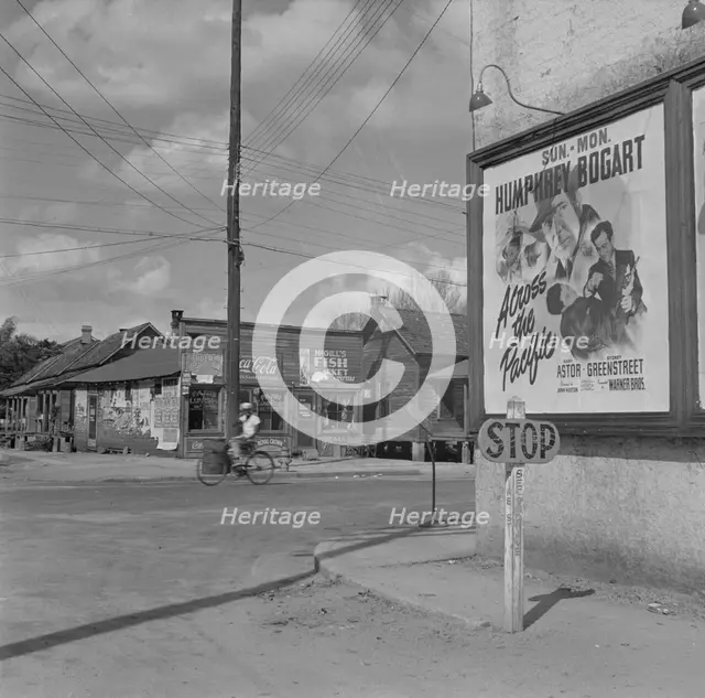 Street scene, Daytona Beach, Florida, 1943. Creator: Gordon Parks.