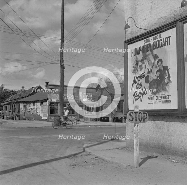 Street scene, Daytona Beach, Florida, 1943. Creator: Gordon Parks.