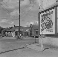Street scene, Daytona Beach, Florida, 1943. Creator: Gordon Parks