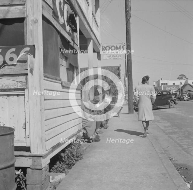 Street scene, Daytona Beach, Florida, 1943. Creator: Gordon Parks.