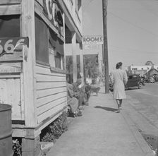 Street scene, Daytona Beach, Florida, 1943. Creator: Gordon Parks
