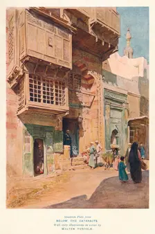 Street scene, Egypt, c1907. Creator: Walter Tyndale