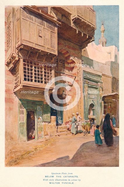 Street scene, Egypt, c1907. Creator: Walter Tyndale.