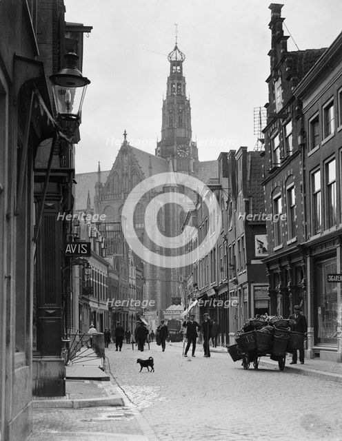 Street scene, Haarlem, the Netherlands, 1906-1917. Creator: George Crombie.