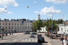 Street scene, Helsinki, Finland, 2011. Creator: Sheldon Marshall