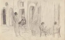 Street scene, Italy, c1950. Creator: Shirley Markham