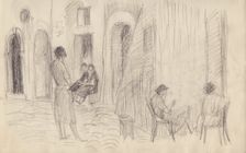 Street scene, Italy, c1950. Creator: Shirley Markham