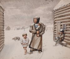 Street Scene in Moscow, 1834