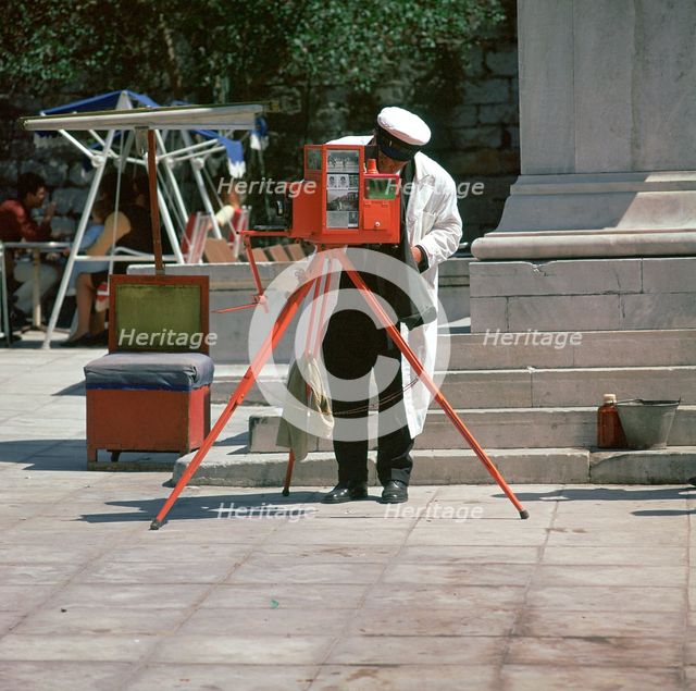 Street scene in Athens. Artist: Unknown