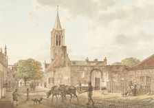 Street scene in Beverwijk, 1793. Creator: Jacob Cats