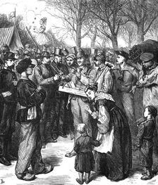 Street scene in Bordeaux, 1871. Creator: Unknown