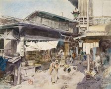 Street Scene in Ikao, Japan. Creator: Robert Frederick Blum