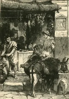 Street Scene in Pompeii 1890. Creator: Unknown