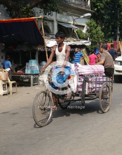 Street scene in West Bengal, India, 2019. Creator: Unknown.