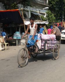 Street scene in West Bengal, India, 2019. Creator: Unknown