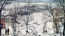 Street Scene in Winter 1919-1920. Artist: Isaak Brodsky