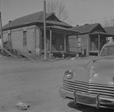 Street scene, Jacksonville, Florida, 1943. Creator: Gordon Parks