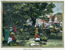 Street scene, Kingston, Jamaica c1880