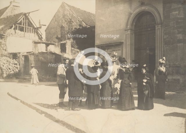 Street Scene, La-Queue-en-Brie (Val-de-Marne), ca. 1896. Creator: Edgar Degas.