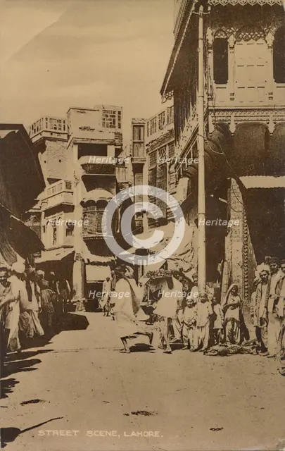 'Street Scene, Lahore', . Creator: Unknown.