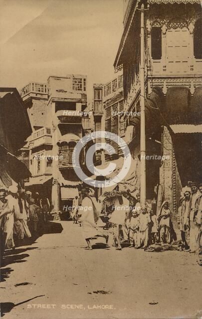 'Street Scene, Lahore', . Creator: Unknown.