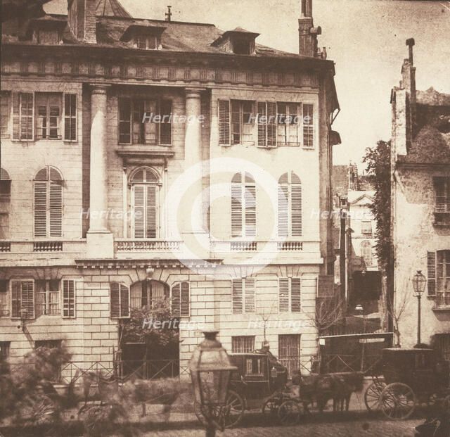 [Street Scene, Paris], 1843. Creator: William Henry Fox Talbot.