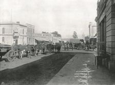 Street scene, Pretoria, South Africa, 1895. Creator: William Laws Caney