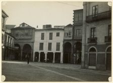 Street scene, Spain, early-mid 20th century. Creator: Edward Morland Lewis