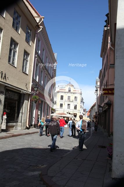 Street scene, Tallin, Estonia, 2011. Creator: Sheldon Marshall.