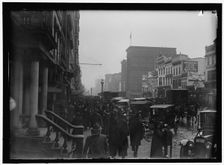Street scene, Washington, D.C., between 1913 and 1918. Creator: Harris & Ewing