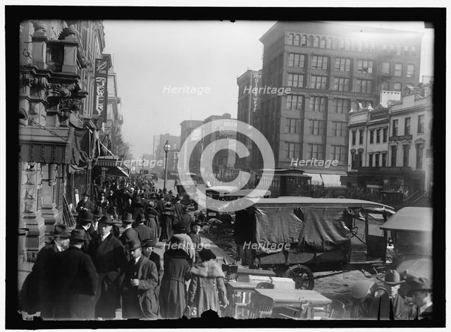 Street Scene, Washington, D.C., between 1913 and 1918. Creator: Harris & Ewing.