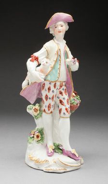 Street Seller, Derby, c. 1765. Creator: Derby Porcelain Manufactory England