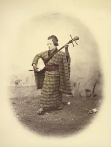 Street Singing Girl, 1866-1867. Creator: Felice Beato