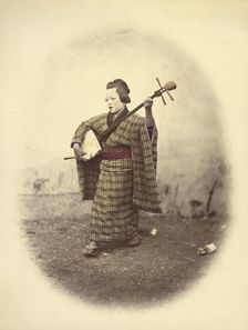 Street Singing Girl, 1866-1867. Creator: Felice Beato